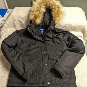Arizona Jean Co size XS- girls winter coat-Black